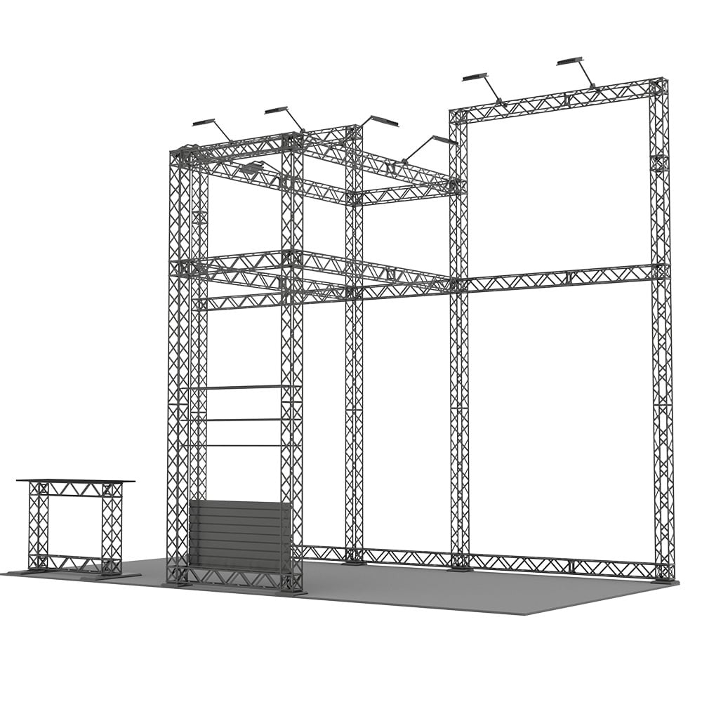 20ft x 10ft Origami SEG Truss Island - A