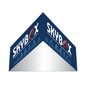 8ft. Triangle Hanging Banner - San Diego Sign Company
