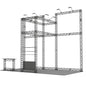 20ft x 10ft Origami SEG Truss Island - A