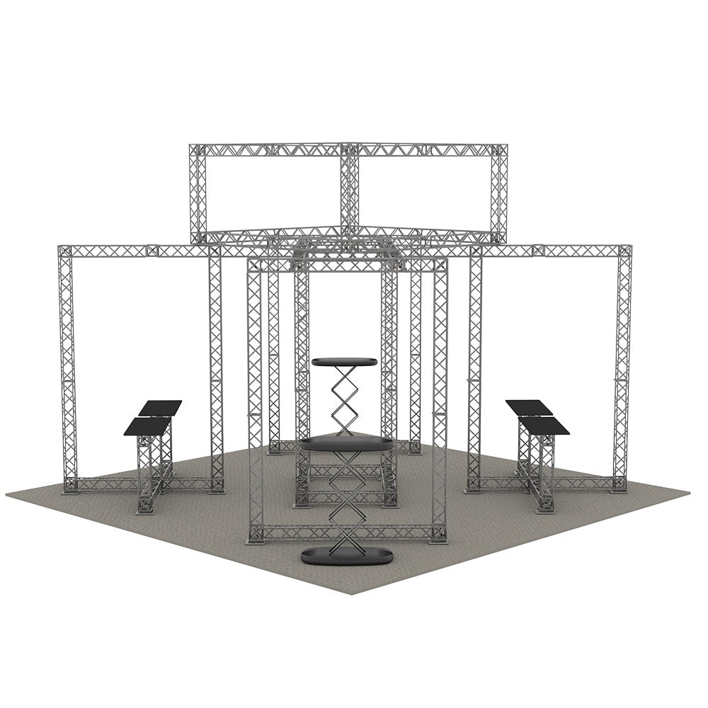 20ft x 10ft Origami SEG Truss Island - C