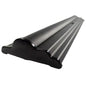 36" SilverStep Retractable Banner Stand (Black and Silver) - WS Display
