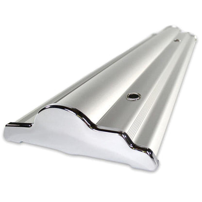60" SilverStep Retractable Banner Stand (Silver) - WS Display