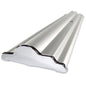 24" SilverStep Tabletop Retractable Banner Stand (Black and Silver) - WS Display